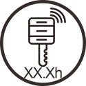Application duration - electronic key